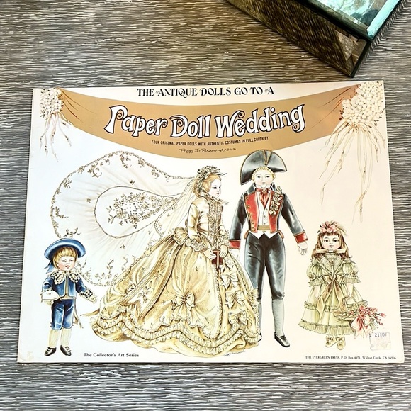 Vintage Other - The Antique Dolls Go to a Paper Doll Wedding